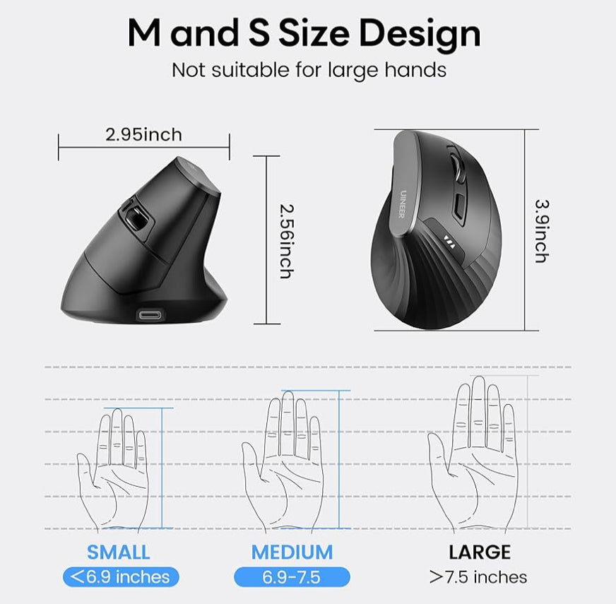 Ergonomic Wireless Mouse
