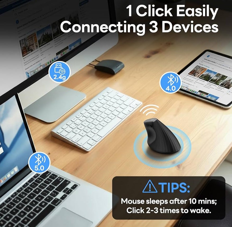 Ergonomic Wireless Mouse