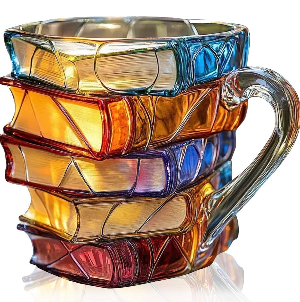 3D Painted Book Mug