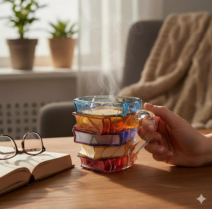 3D Painted Book Mug